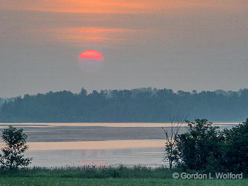 Red Sun Rising_DSCF05011.jpg - Photographed along the Rideau Canal Waterway near Kilmarnock, Ontario, Canada.